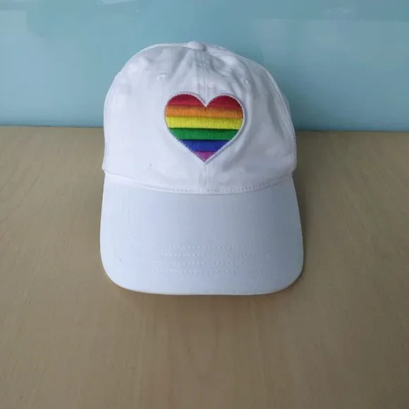 Abercrombie & Fitch X Trevor Project Rainbow LGBT Love Pride Baseball Cap - Picture 2 of 6